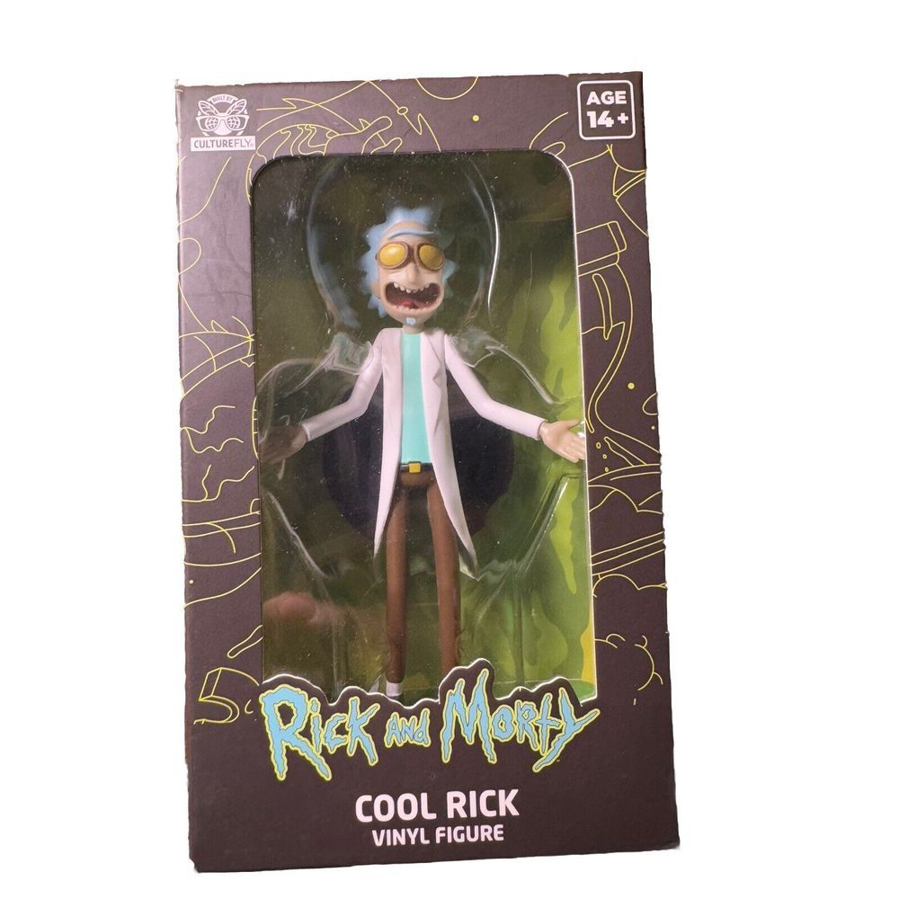 Rick and Morty Cool Rick 4.5" Collectible Vinyl Figure 2024 MIB Culture Fly